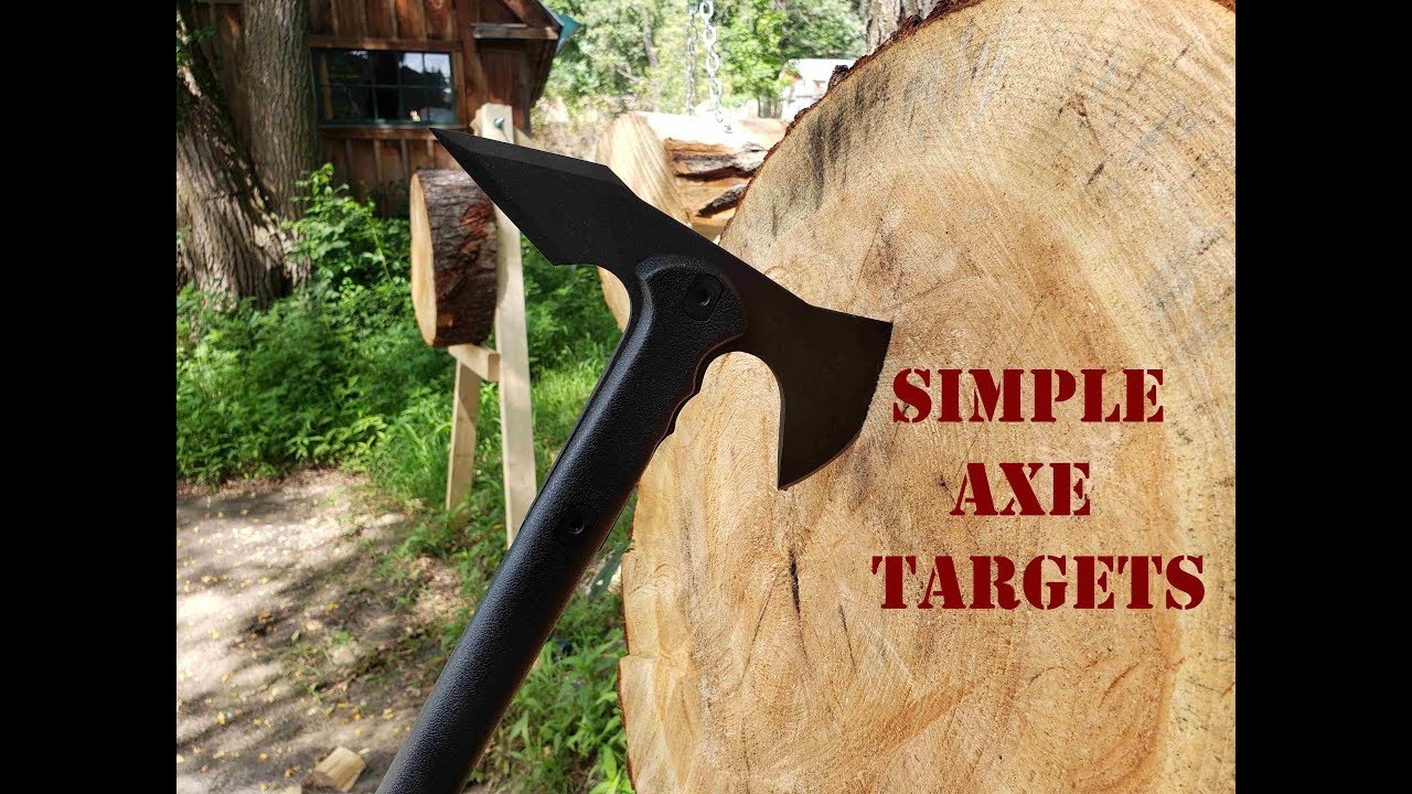 How to Set Up an Axe Target