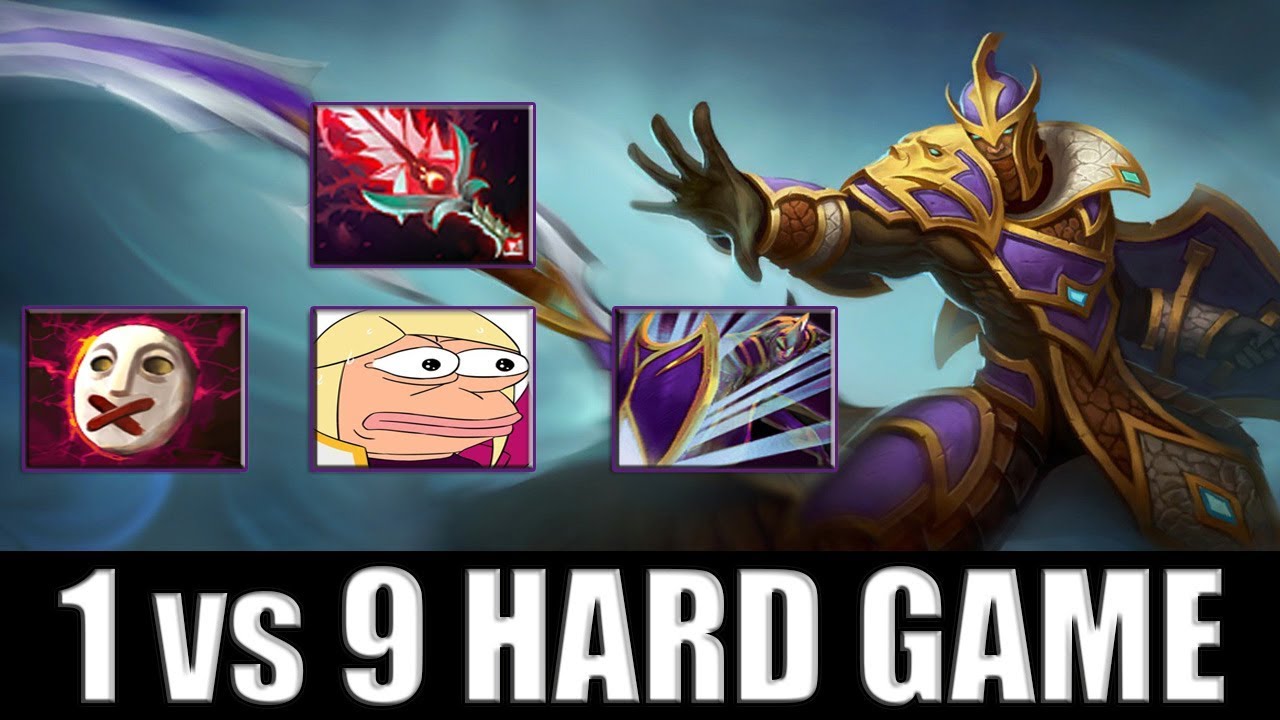 [Silencer] 1 vs 9 Game | Right-Click build | Highlights 7.21d