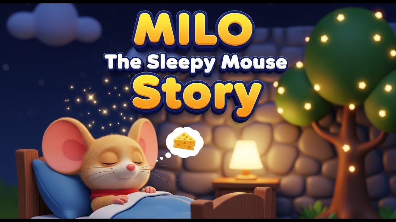 Calm Bedtime Story for Kids  |  Milo the Sleepy Mouse  | Star tales #bedtimestory