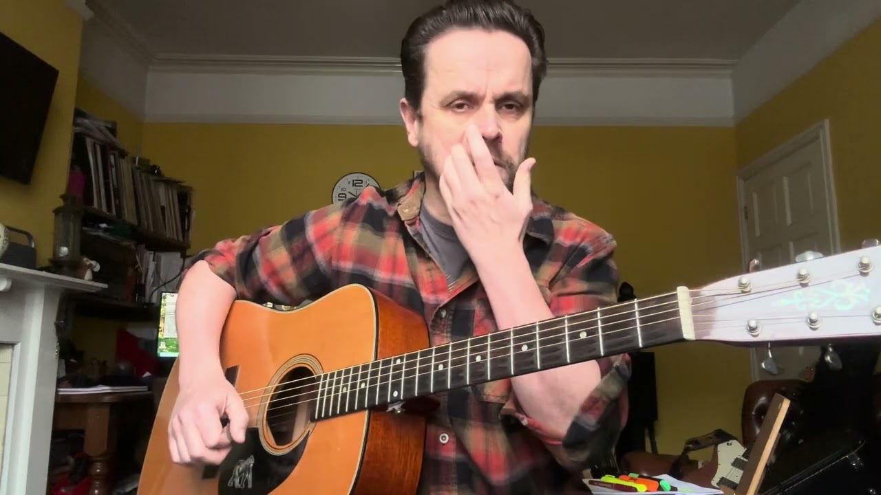 6. How to play some simple four chord progressions on guitar