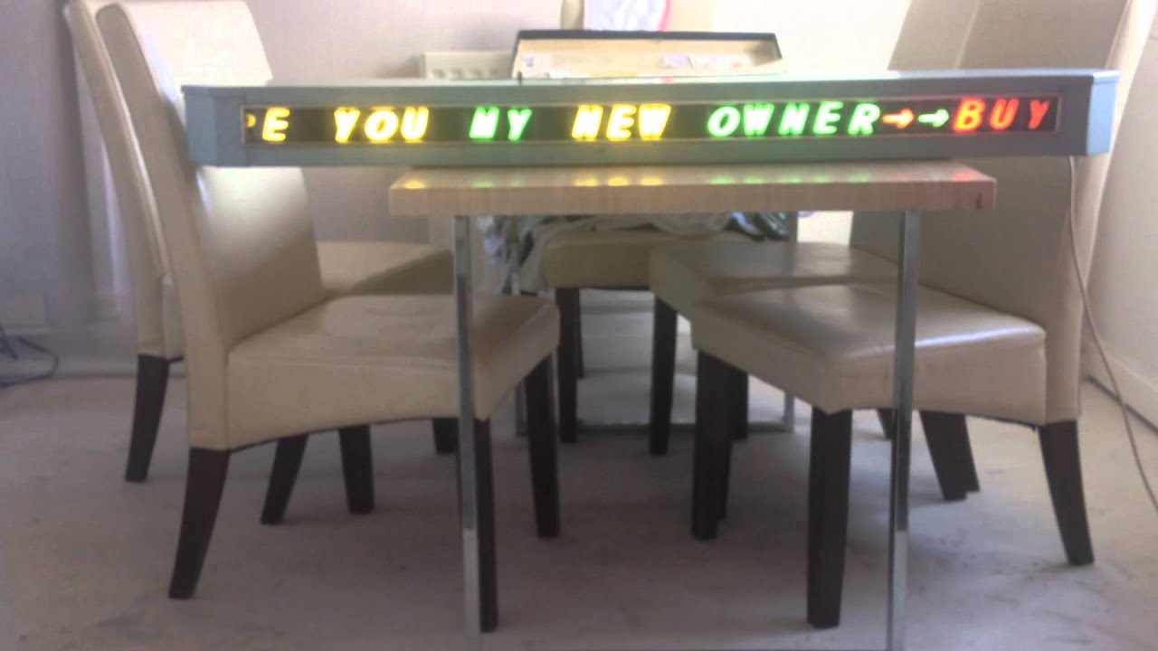 Very rare vintage 1960's electric moving advertising display sign