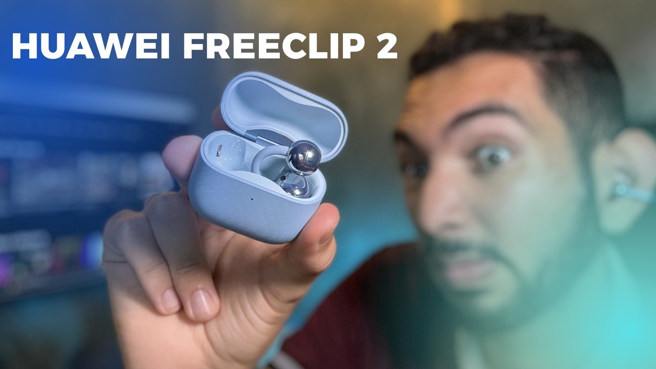 COMPREI o HUAWEI FreeClip 2 - o fone MAIS ESTRANHO que já usei! É bom?