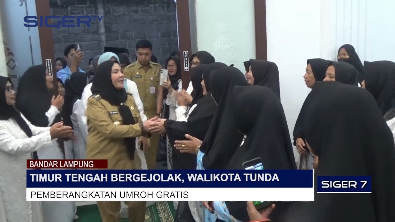 TIMUR TENGAH BERGEJOLAK, WALIKOTA TUNDA PEMBERANGKATAN UMROH GRATIS