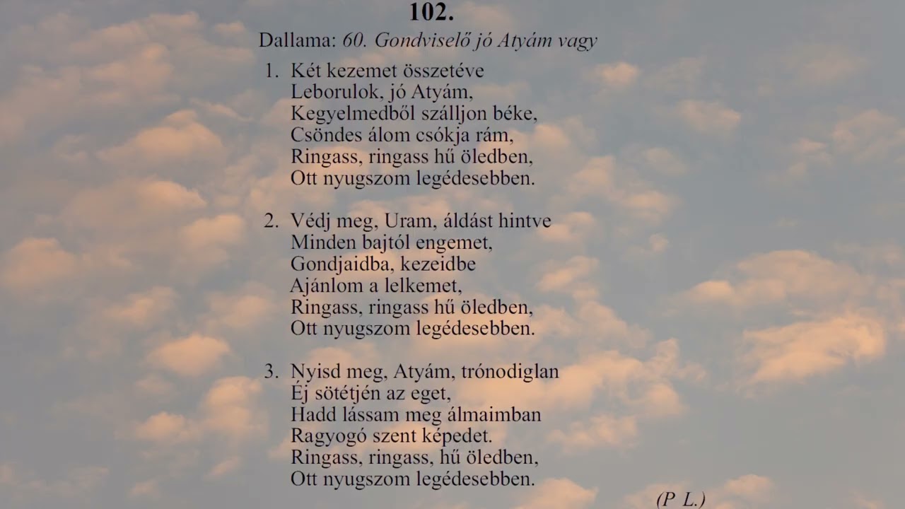 102. Két kezem összetéve