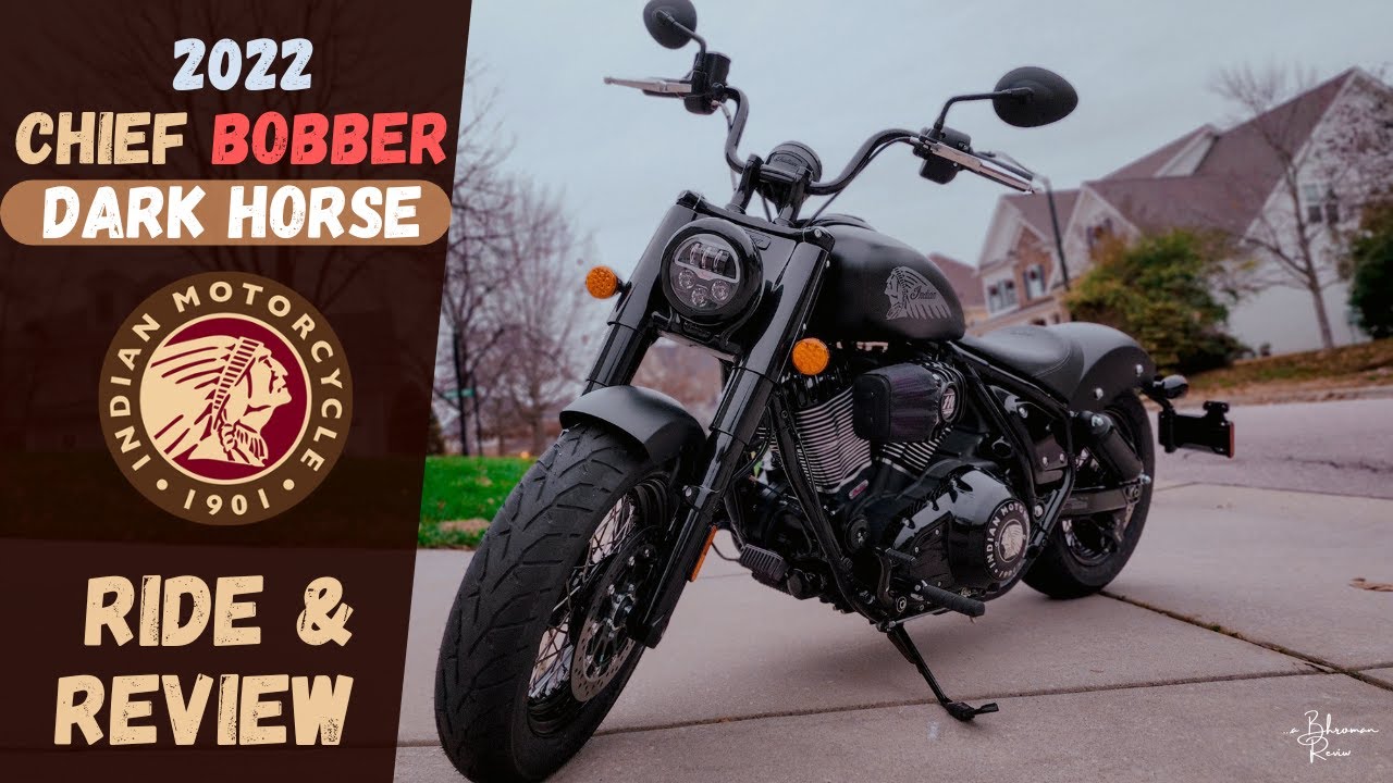 Indian Chief Bobber Dark Horse 2022 года | Обзор Bhroman