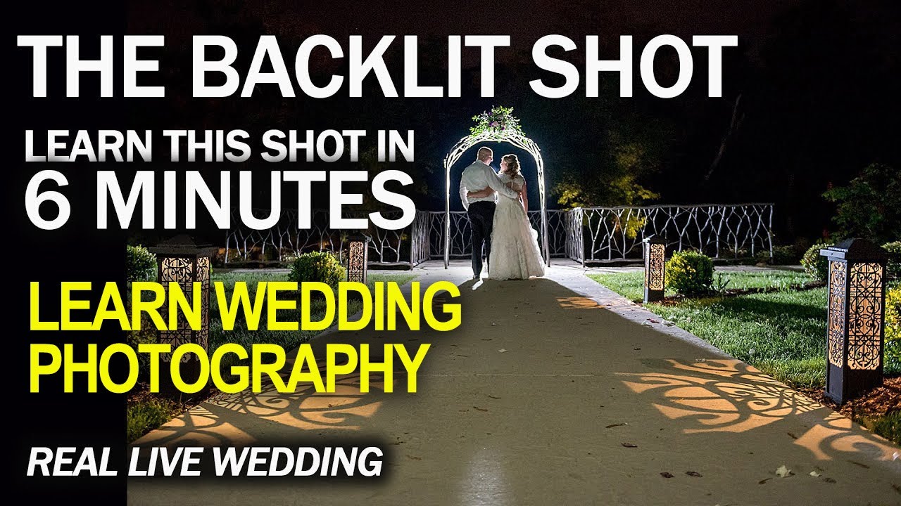 Learn This Backlit Shot: Wedding Photography. 6 Minutes