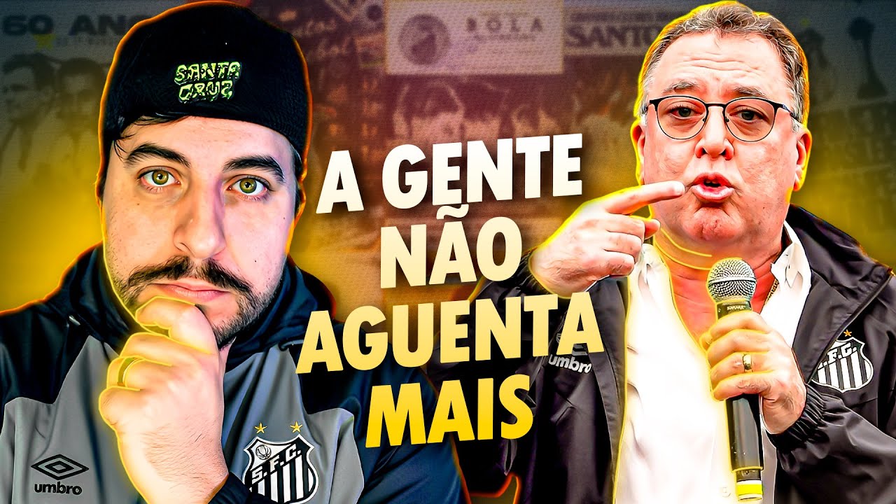 DESABAFO | Marcelo Teixeira al&eacute;m de MENTIROSO, &eacute; LUN&Aacute;TICO sobre o Santos