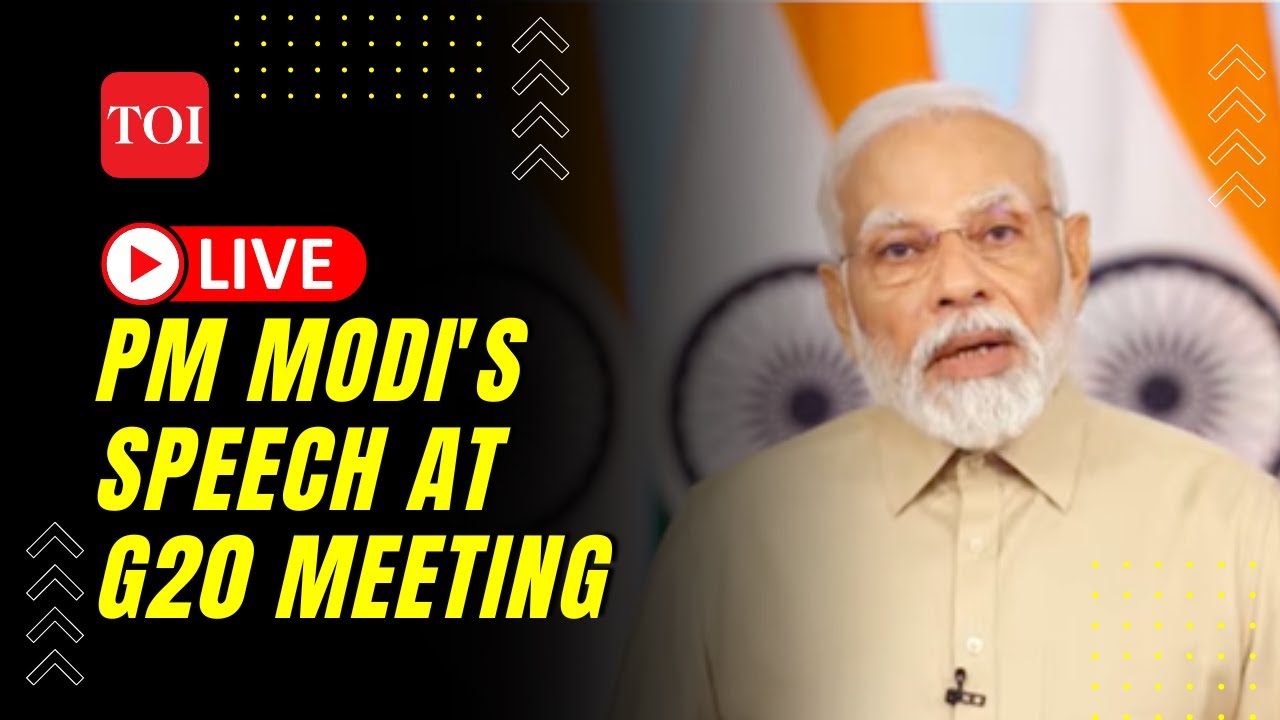 LIVE: PM Narendra Modi's speech at G20 Health Ministers Meeting in Gandhinagar
