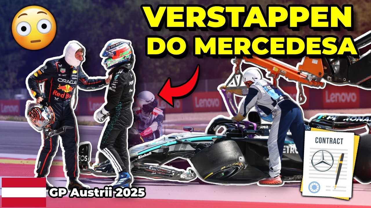 SZOK! VERSTAPPEN PRZECHODZI DO MERCEDESA PRZEZ WŁOSKIEGO CYMBAŁA [RECENZJA GP AUSTRII 2025]