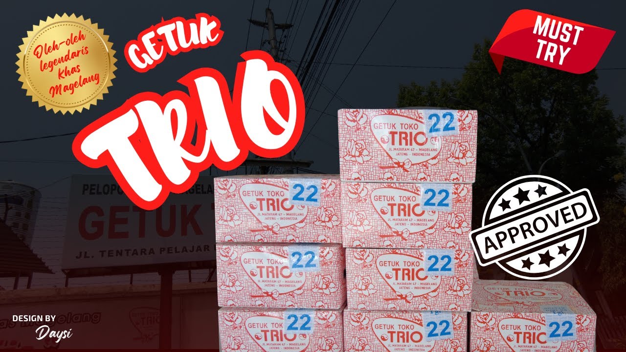 BELI OLEH-OLEH GETUK TIGA WARNA KHAS MAGELANG YANG LEGENDARIS || GETUK TRIO MAGELANG