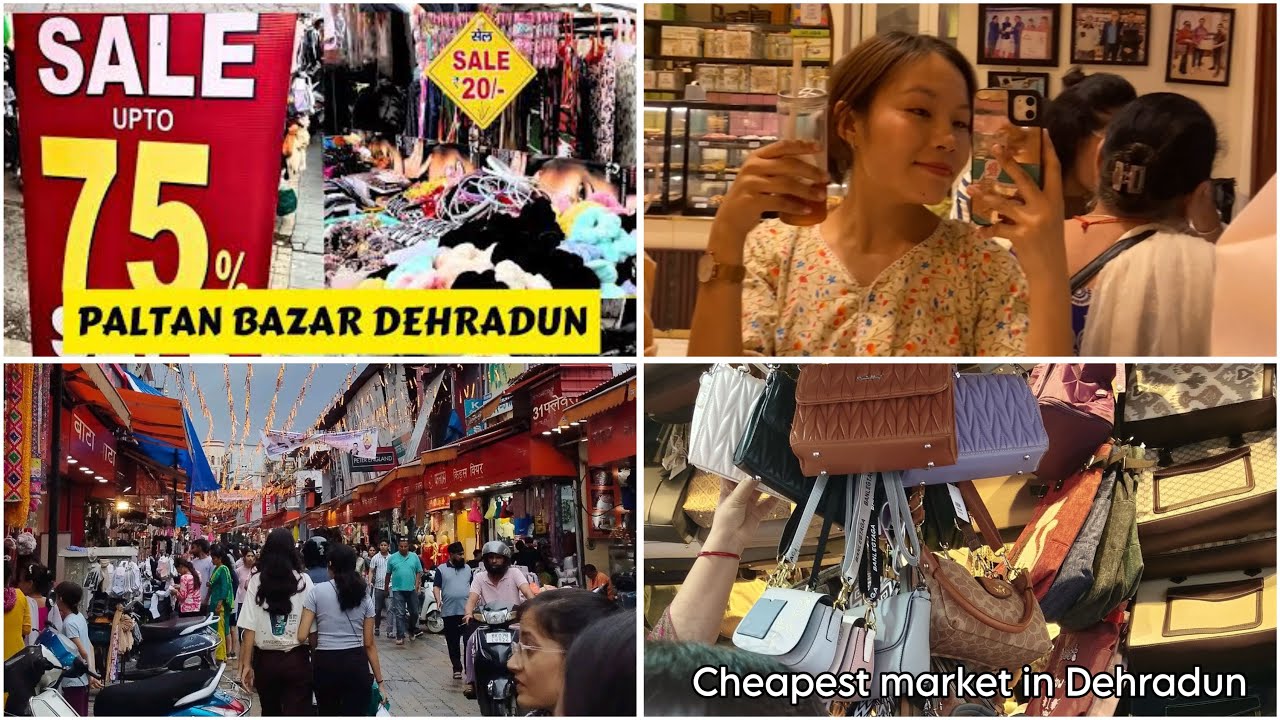 Sarojini Market of Dehradun : Paltan Bazaar || Cheapest market of Dehradun || Tibetan vlogger 