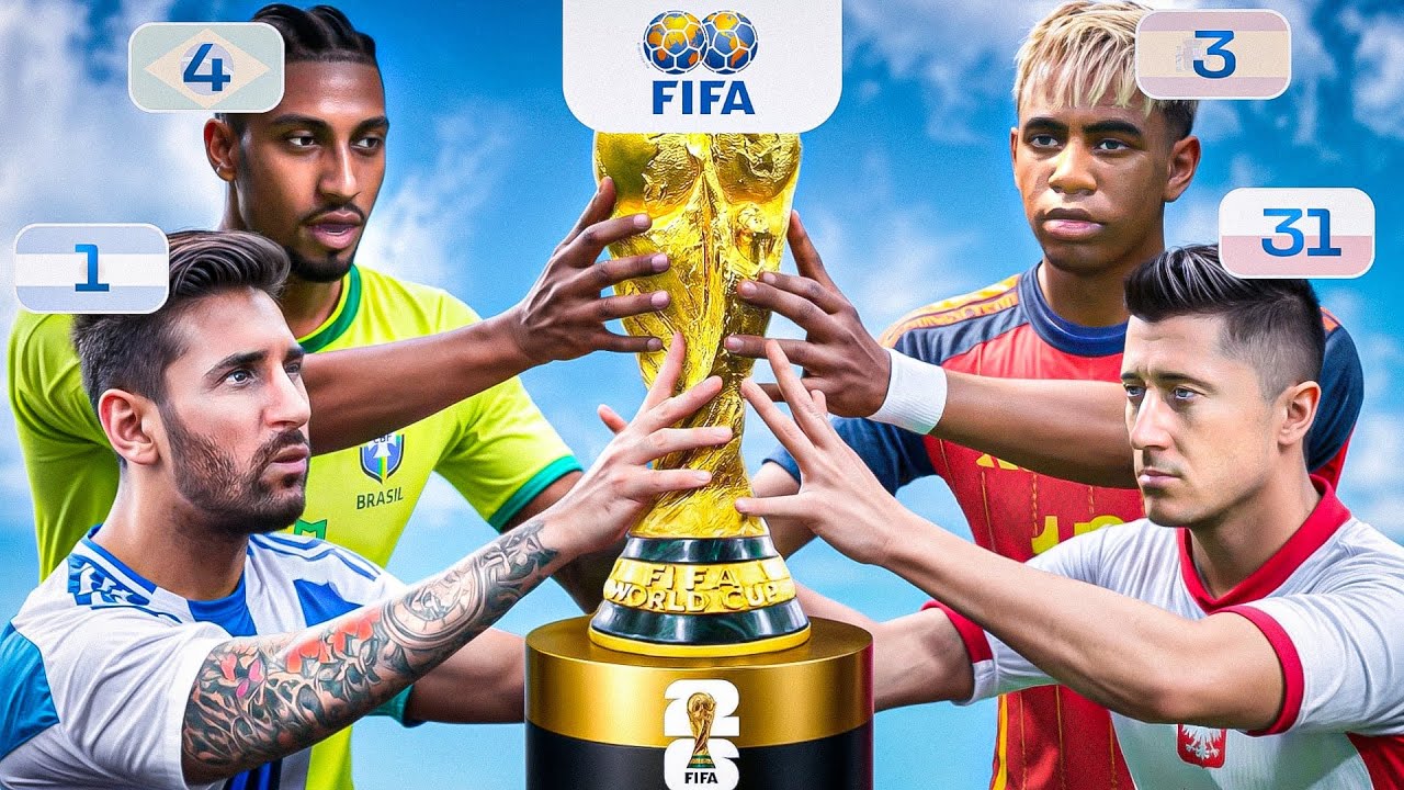MUNDIAL 2026, ALE GRAJĄ NA NIM TYLKO REPREZENTACJE Z MIEJSC 1-48 RANKINGU FIFA! | FC26