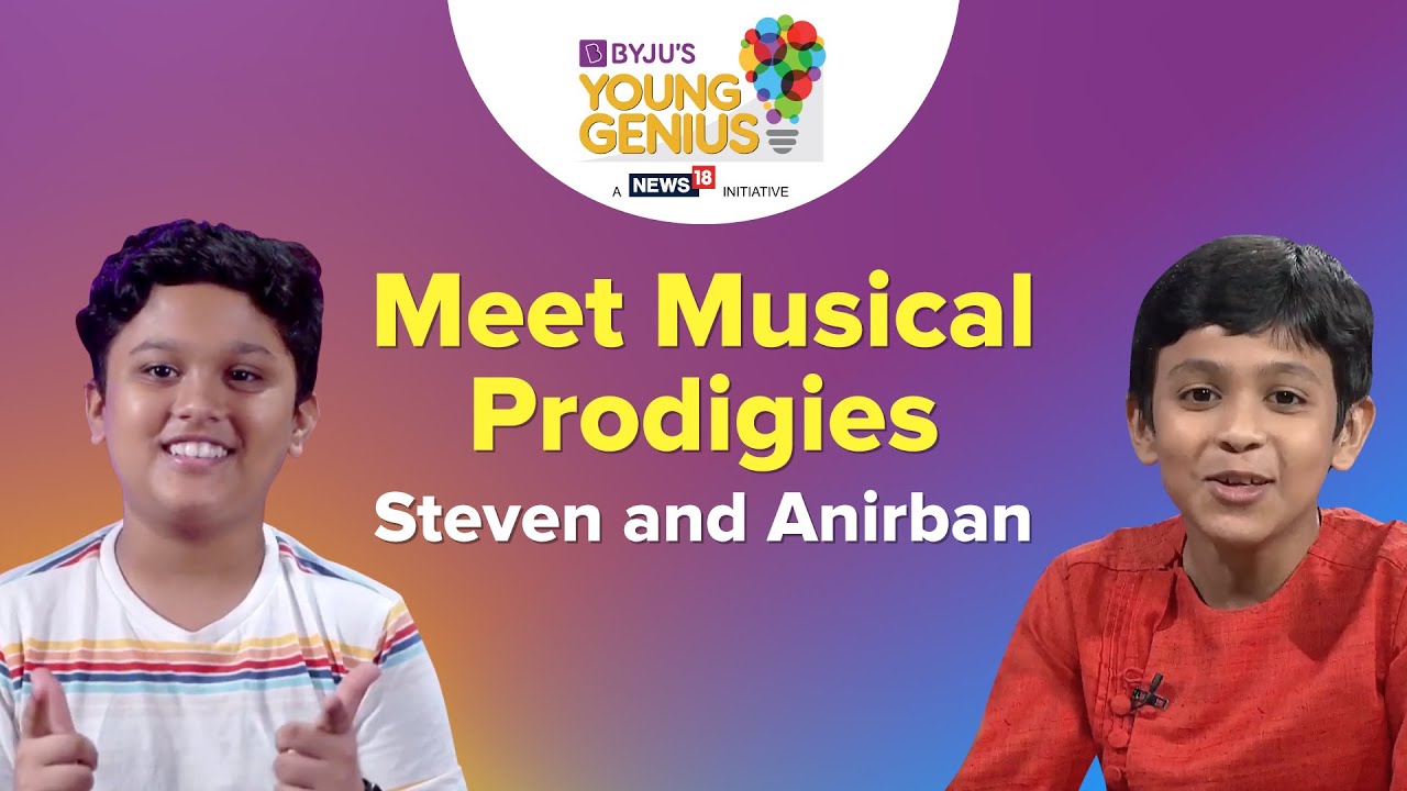 Talking Music With Young Prodigies | Steven Devassy & Anirban Roy | BYJU'S Young Genius