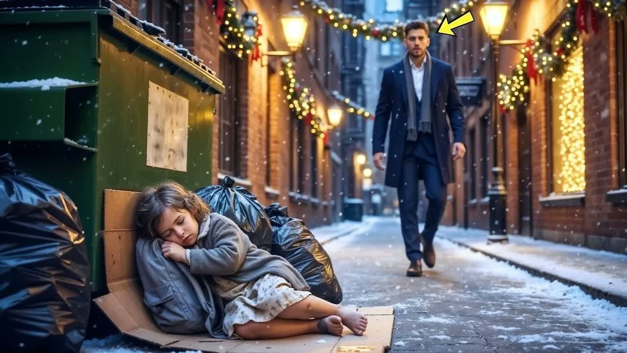 CEO Papà Single Trovò una Bimba sulla Spazzatura a Vigilia—La Verità lo Sbalordì