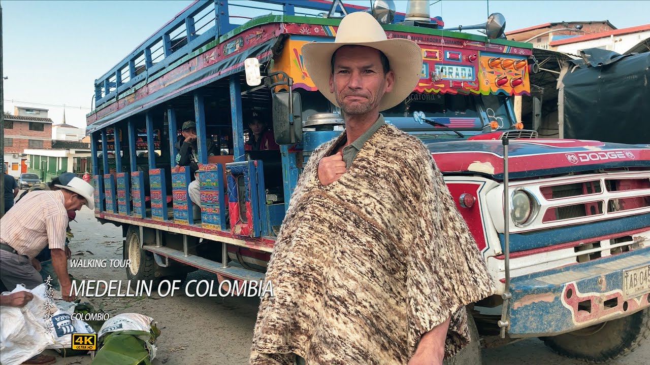 Mixed truck , A bus decorated with bright colors,Sonson Antioquia, Colombia.