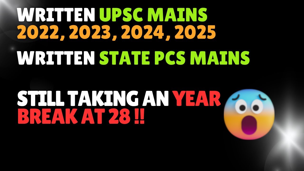 4 UPSC Mains + 1 State PCS Mains still Taking an Year Drop at 28 || Channel Overview || UPSC AASAAN