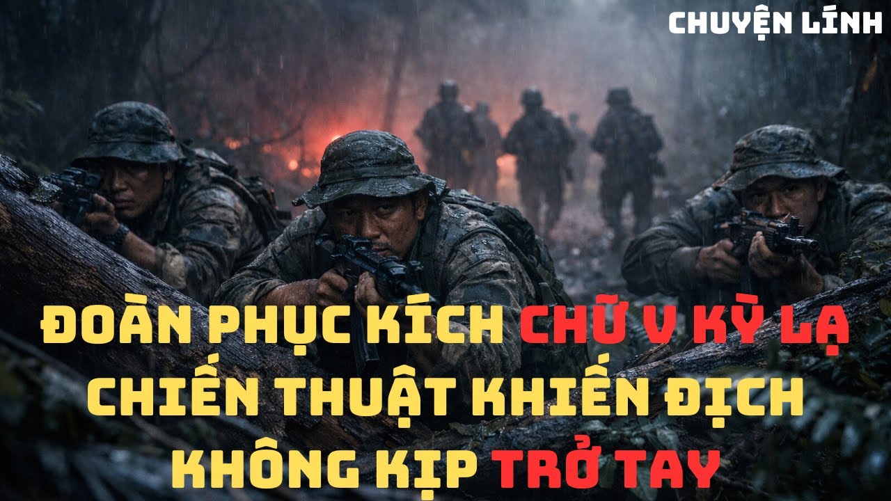 Đoàn Phục Kích Chữ V Kỳ Lạ : Chiến Thuật Đặc Công Việt Khiến Pol pot Hoảng Loạn....