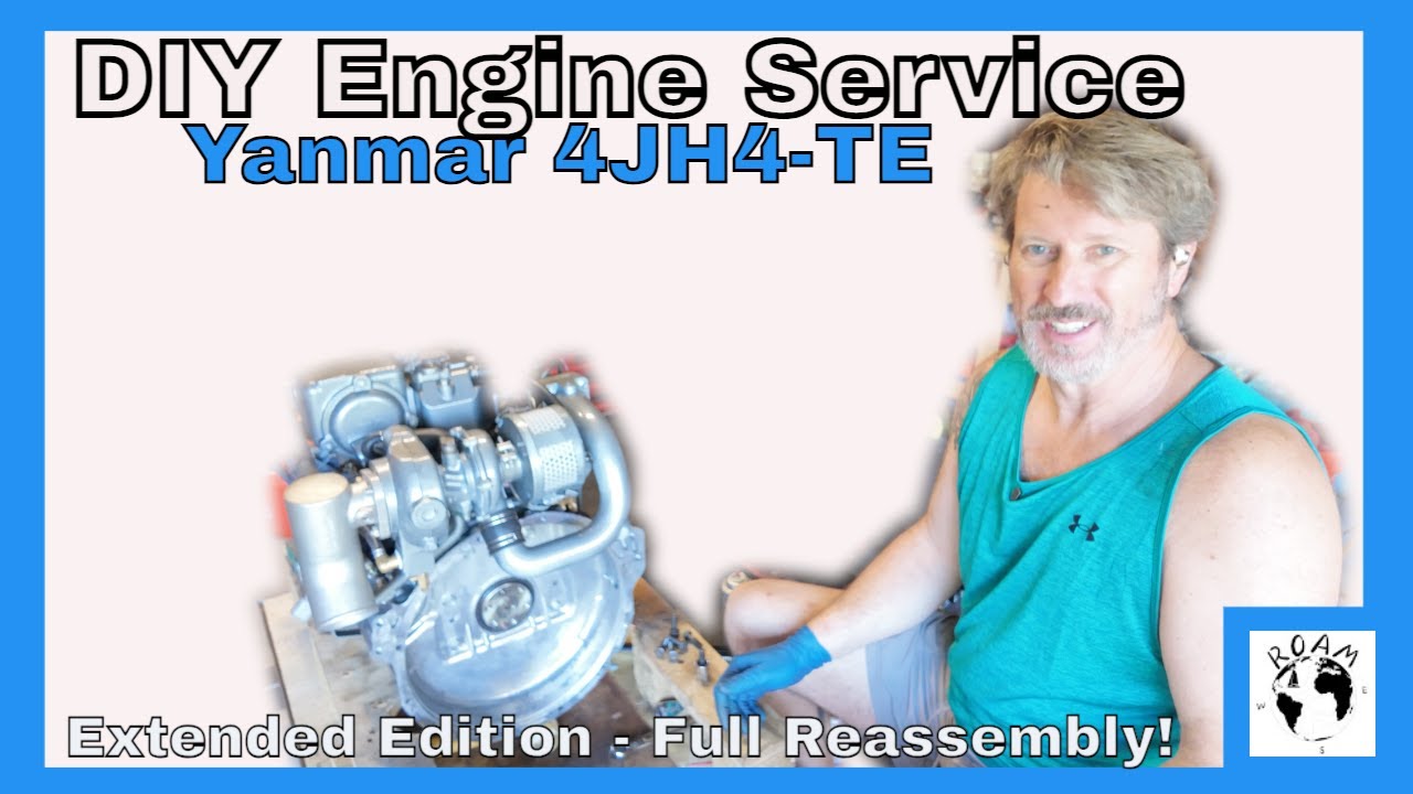 Sailors Maintaining Our Own Yanmar 4JH4-TE Diesel | Reassembly  Episode 55 #yanmarmaintenance