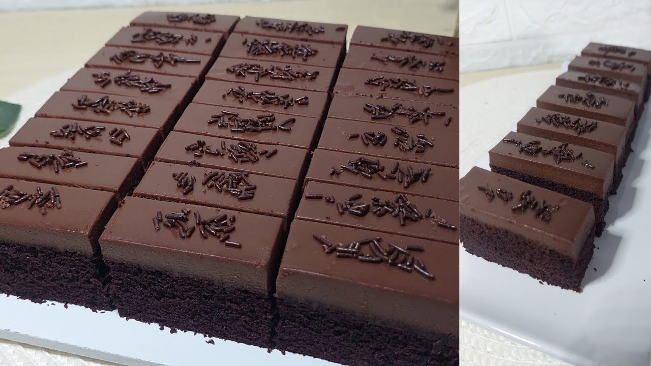 Cake coklat ketagih yang bikin nagih || cake viral  tanpa oven  No gelatin dan whipping cream