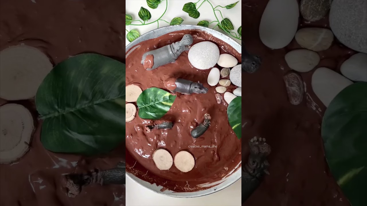 Schlammspiel zum Selbermachen &ndash; eine chaotische Sinnesaktivit&auml;t f&uuml;r alle Altersgruppen! 🦛