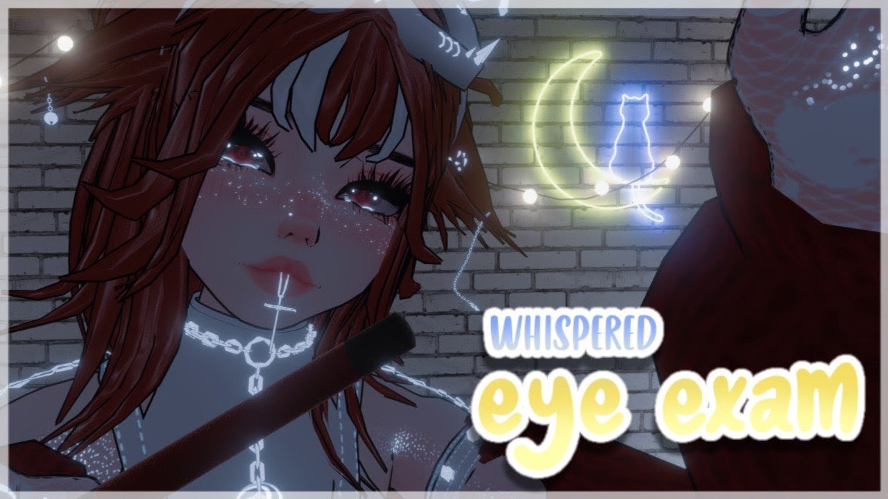 whispered eye exam ♡ | VRChat ASMR Roleplay