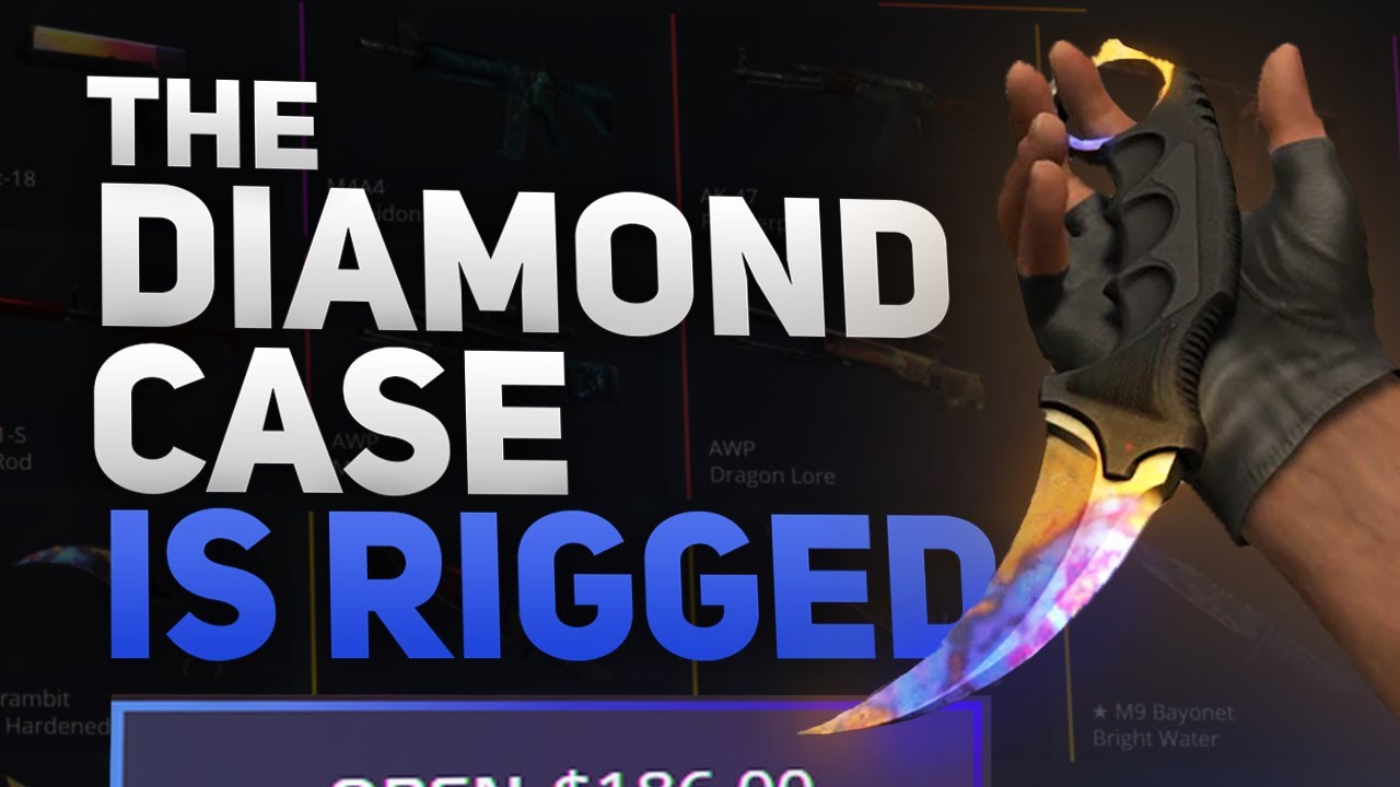 THE DIAMOND CASE IS RIGGED FOR ME?! (HELLCASE CASE OPENING)