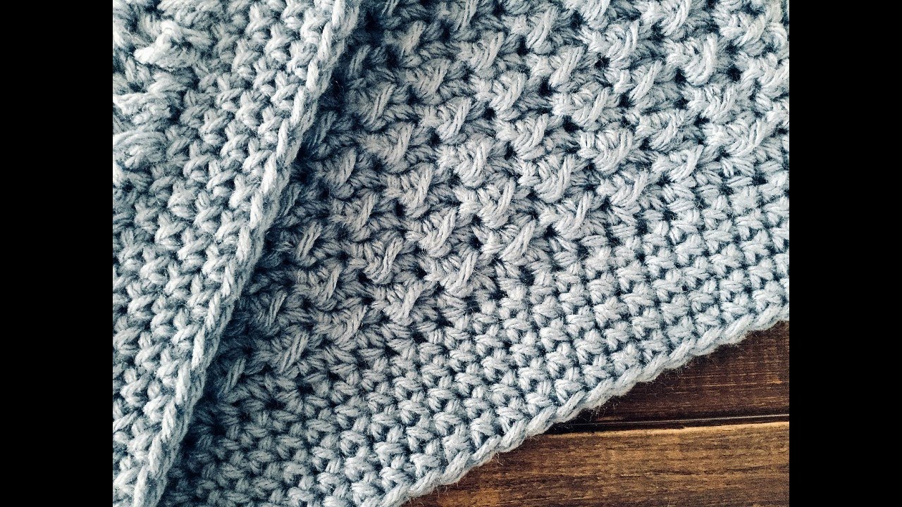 Manta/colcha a crochet, la más fácil ¡Paso a paso!