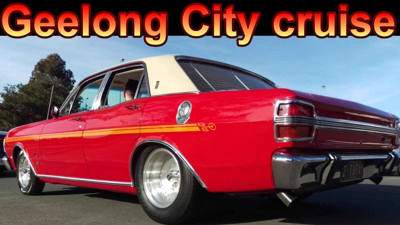 Geelong Revival Motoring Festival  Shannons City Cruise Muscle cars Hot Rods Classics cars