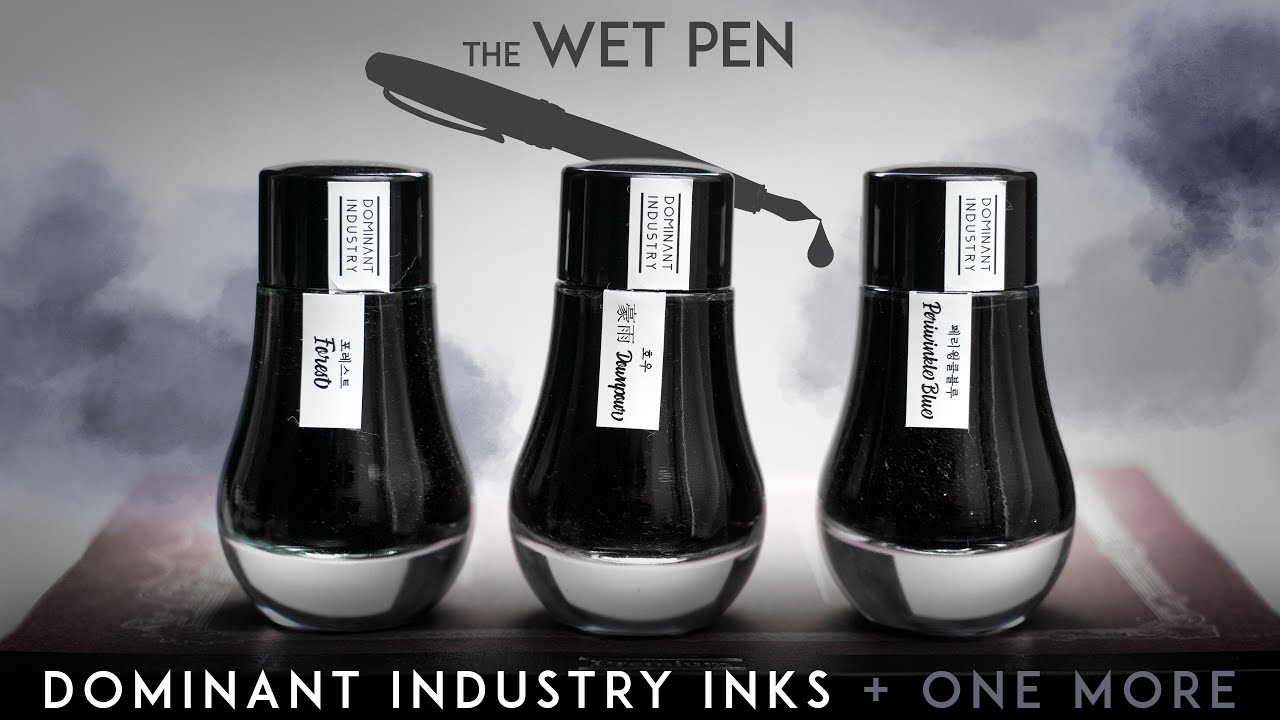 Dominant Industry Inks : Three New Bottles