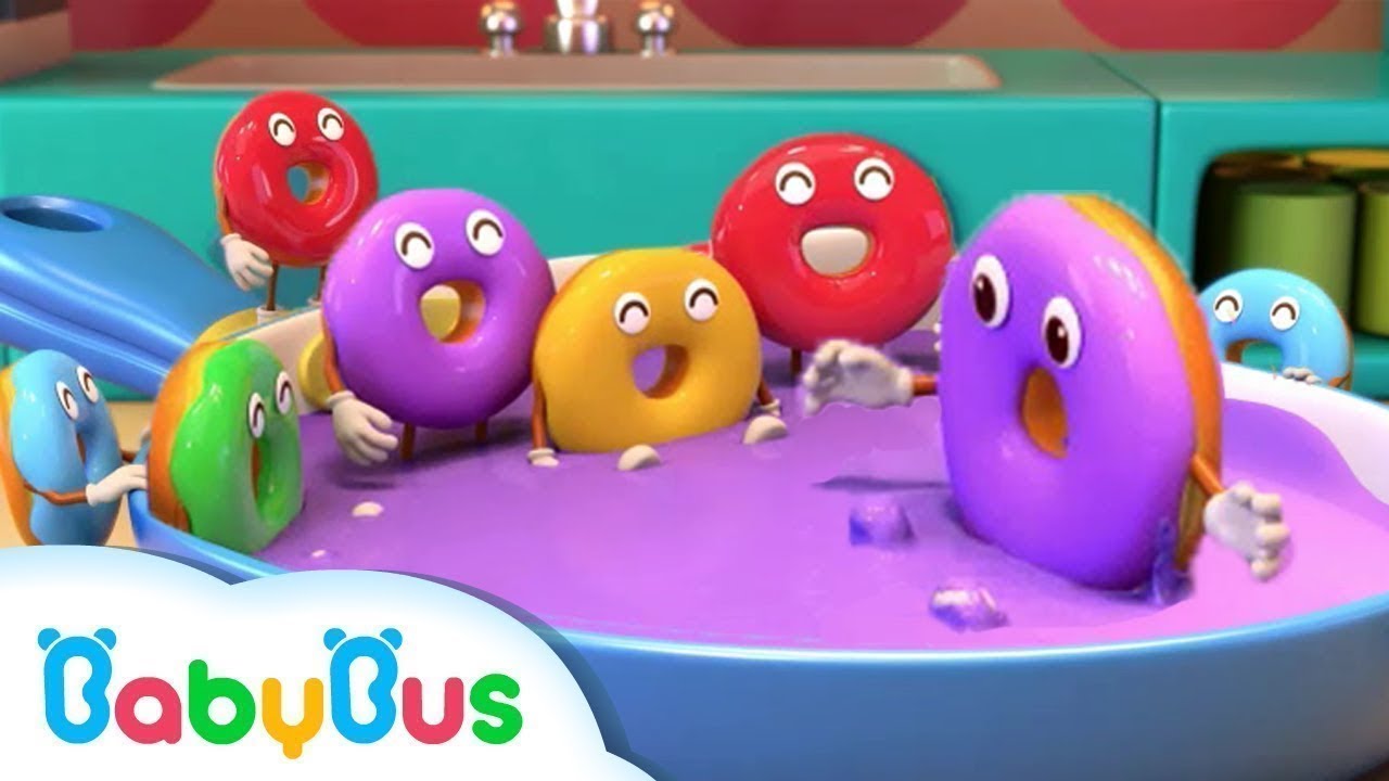 Diez Donas Coloridas | Canci&oacute;n Infantil | Aprender Colores | BabyBus Espa&ntilde;ol