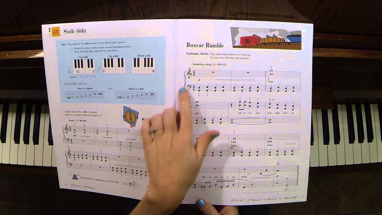Boxcar Rumble- Piano Adventures/2B/Lesson