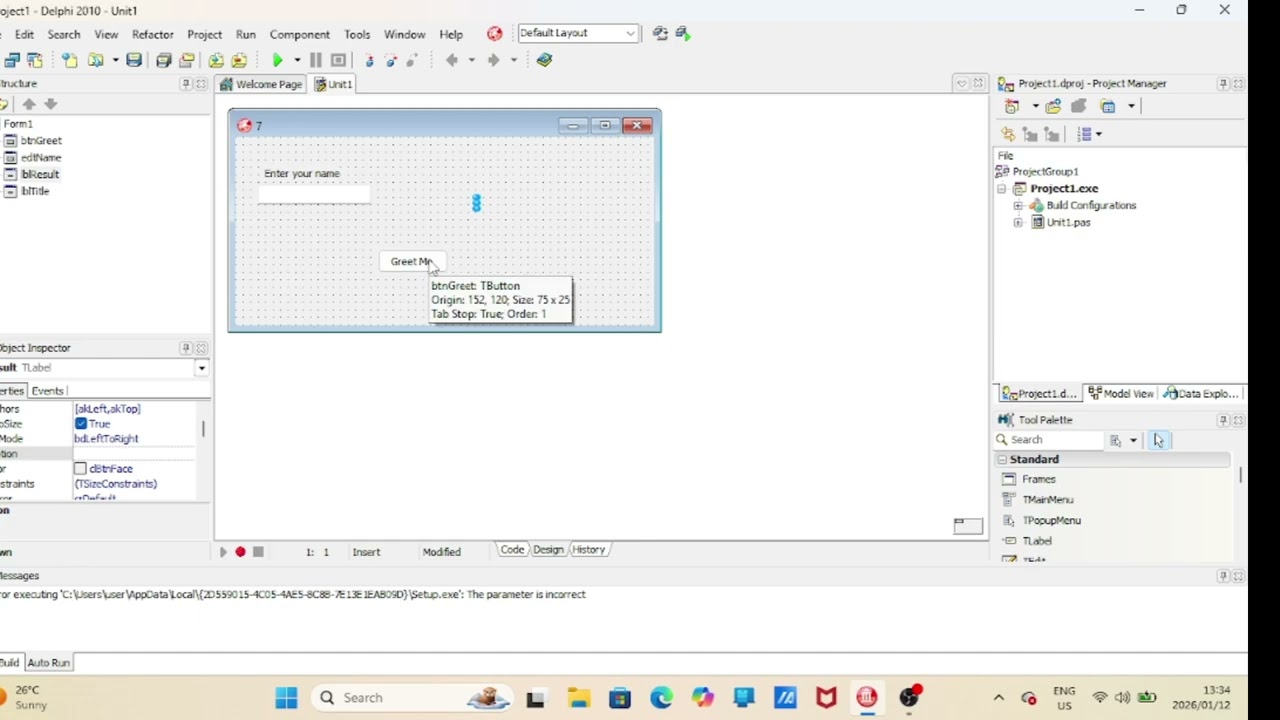 Basic Delphi Code For Beginners 
