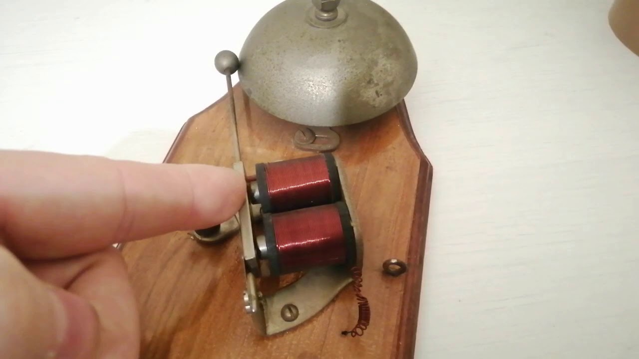 How do old electromagnet doorbells work? An explanation from an electrician in West Wiltshire.