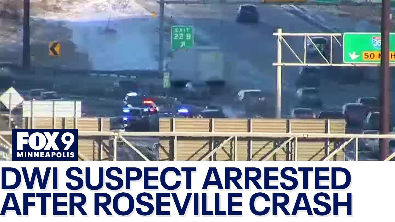 Roseville I-35W crash after state trooper chase