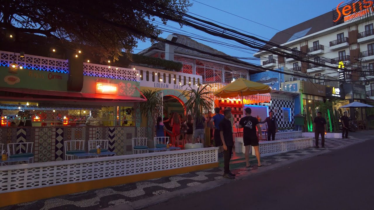 【4K】Walking Around Seminyak from Petitenget Beach to Jalan Kayu Aya | BALI Experience
