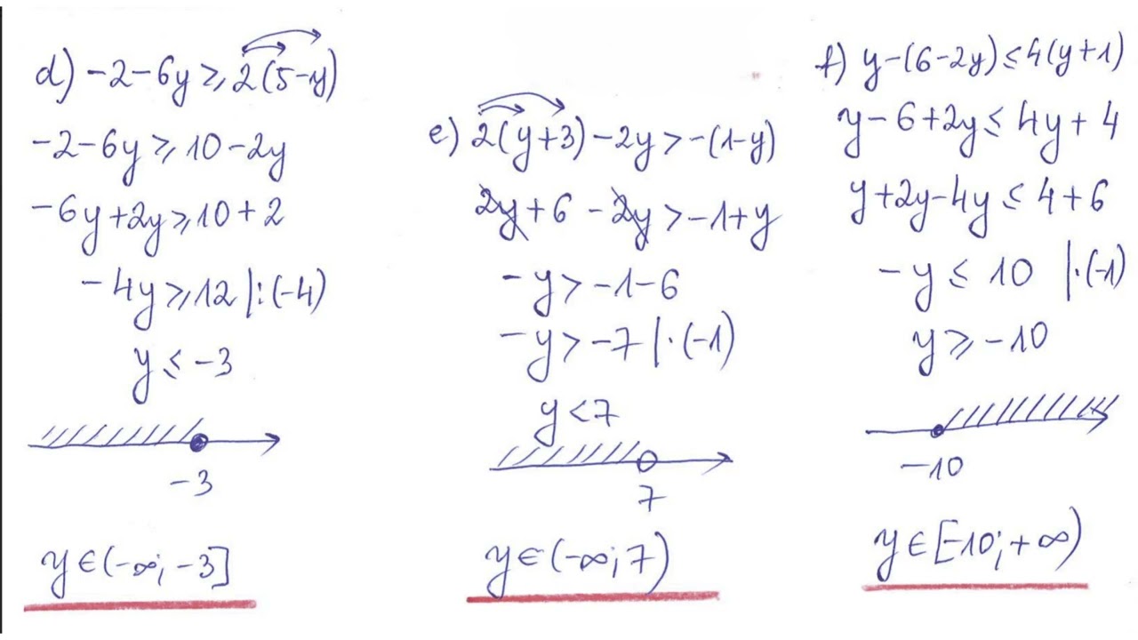8 klasė.  7 klasės kartojimas.  Nelygybės  psl.9 MATEMATIKA VISIEMS