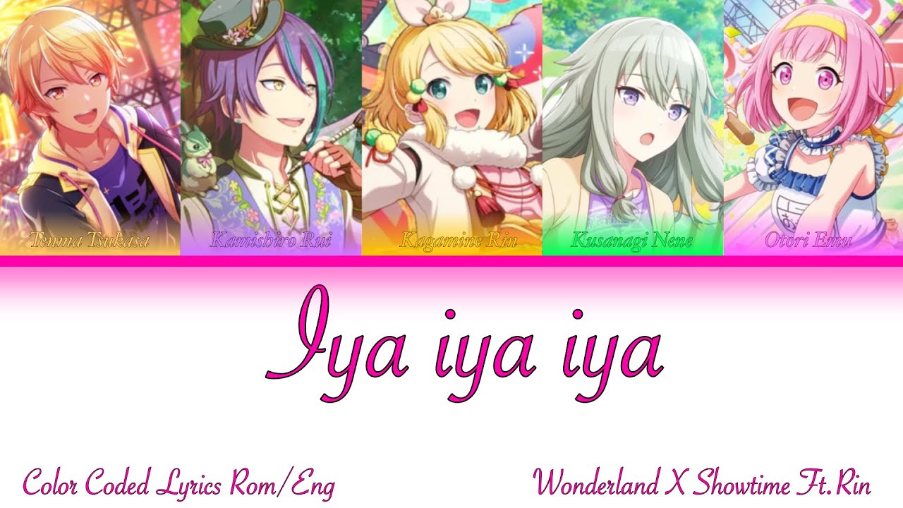 [GAME VER] I~ya i~ya i~ya Color Coded Lyrics Rom/Eng Wonderland X Showtime Ft.Rin