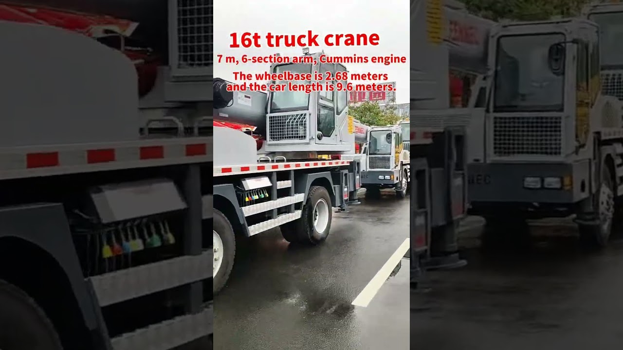 16-ton truck crane #crane #engineerinmachinery #four-way crane #manufacturer #localhotspot