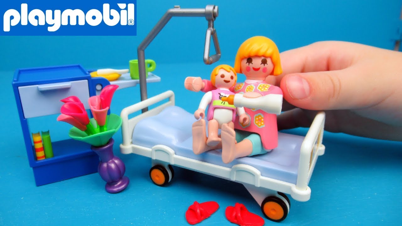 Playmobil Ziekenhuis baby wordt geboren