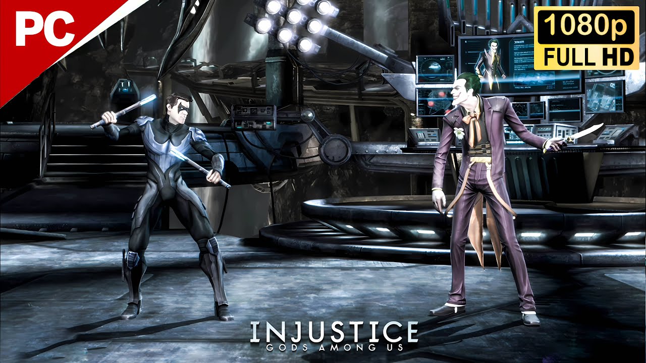 Nightwing DESTROYS Joker & Lobo & Shazam! | Injustice Gods Among Us PC Gameplay