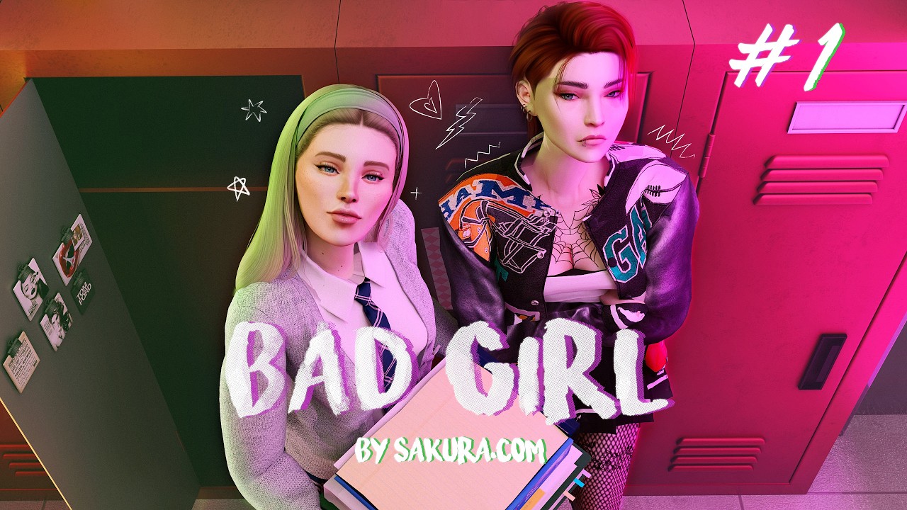BAD GIRL | ЮРИ | 1 СЕРИЯ | SIMS 4 LOVE STORY (для поиска: симс сериал с озвучкой)