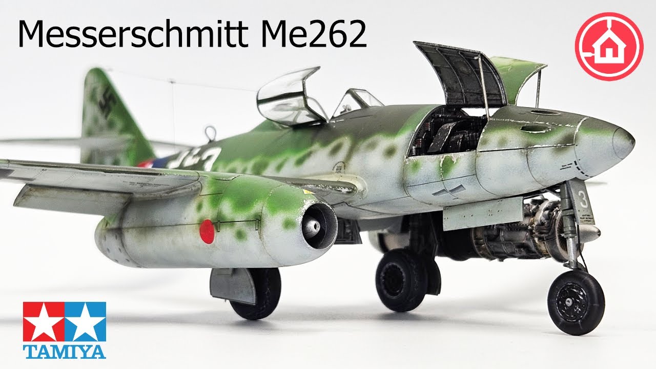 Tamiya 1/48 Messerschmitt Me-262 - масштабная модель самолета 61087