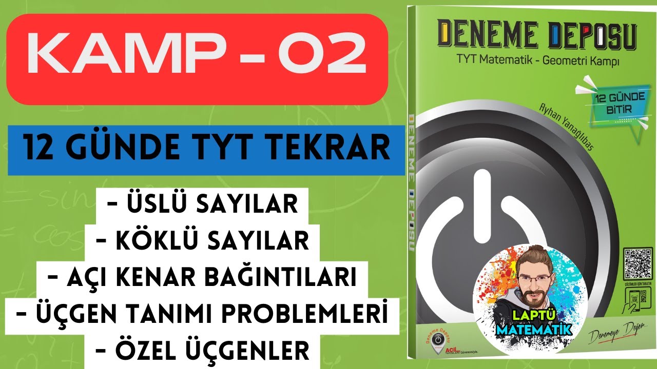 TYT MATEMATİK - GEOMETRİ KAMPI | KAMP 02 | ACİL YAYINLARI DENEME DEPOSU | 2.GÜN |12 GÜNDE TYT TEKRAR