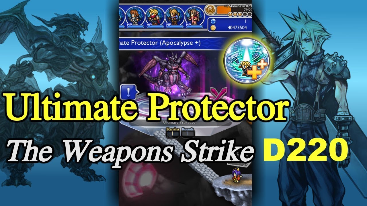 FFRK Ultimate Protector D220 ** Cloud's New USB2! Climirage **