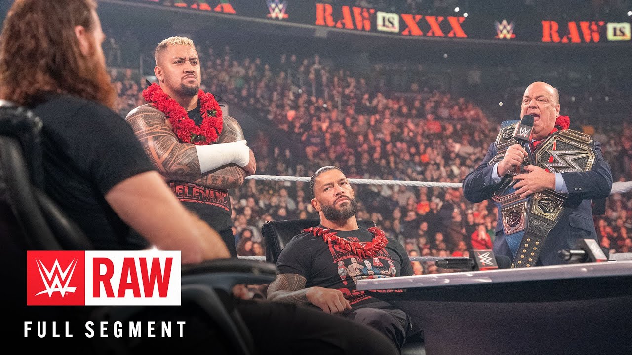 ПОЛНЫЙ СЕГМЕНТ: Сэми Зейн предстаёт перед судом племени The Bloodline: Raw is XXX, 23 января 2023 г.