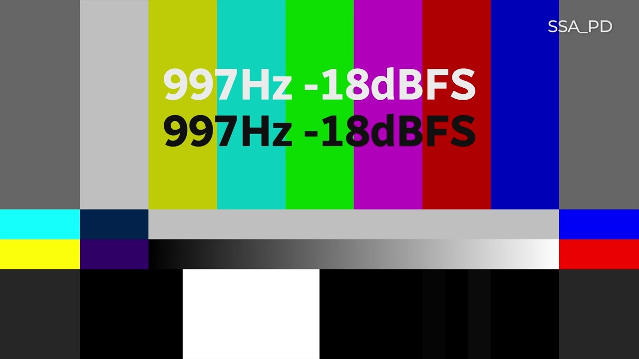 Test Tone 997Hz -18dBFS