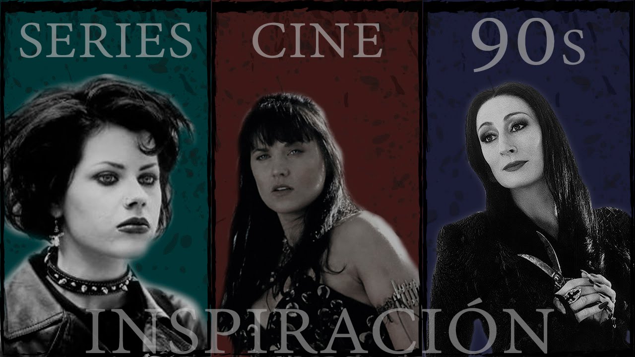 🕸 ESTILO OSCURO A PARTIR DE SERIES Y CINE DE LOS 90s: Morticia, The Craft & Xena | AngieRomeroDIY