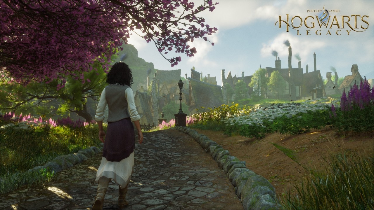 POV: A Relaxing Spring Morning Walk to Hogsmeade (4K)