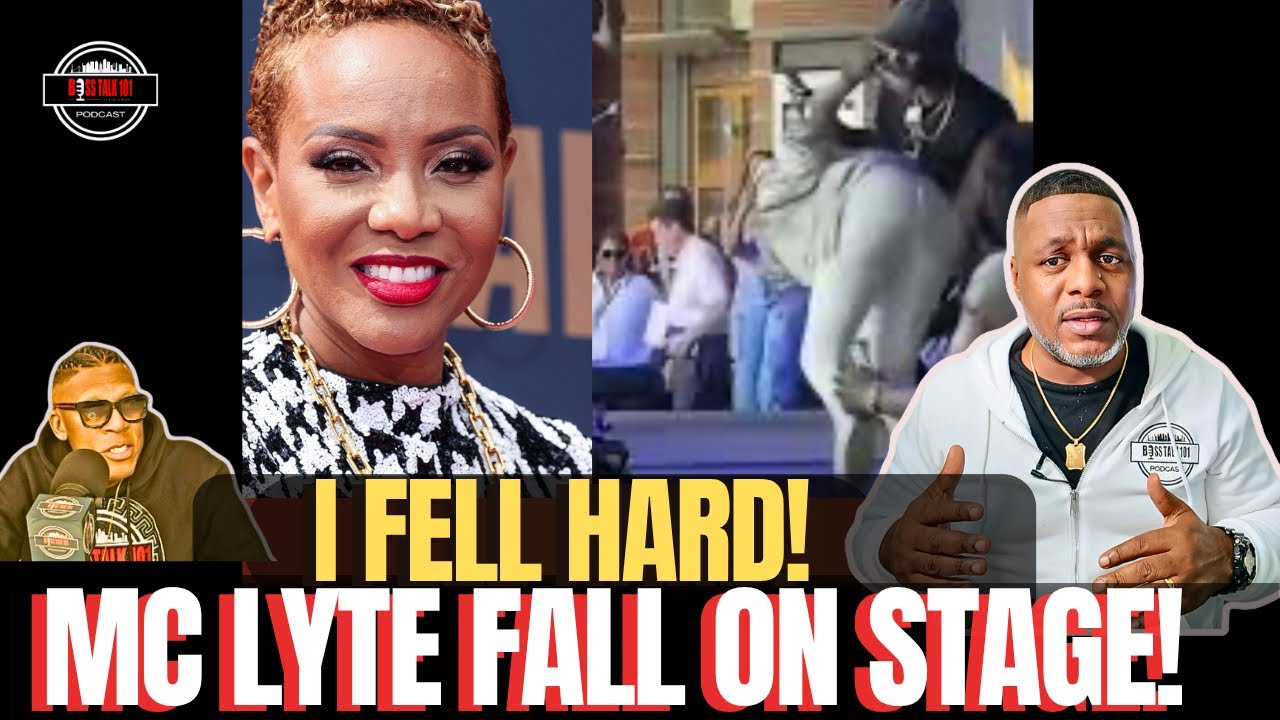 Mc Lyte Hard Fall On Stage! Could Have Ended Everything! This BAD!
