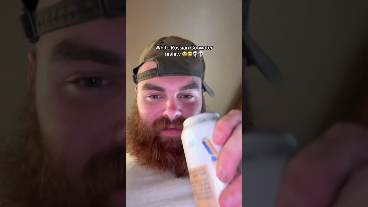 White Russian cutwater review😭 #funny #viral
